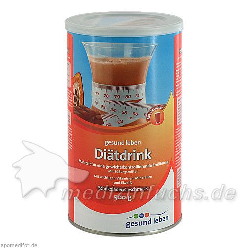 gesund leben Diätdrink Schoko, 500 G