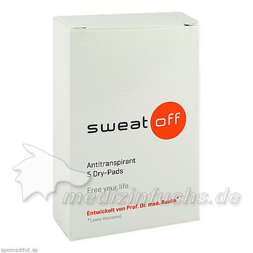 SWEAT-OFF Antiperspirant Dry Pads, 5 ST