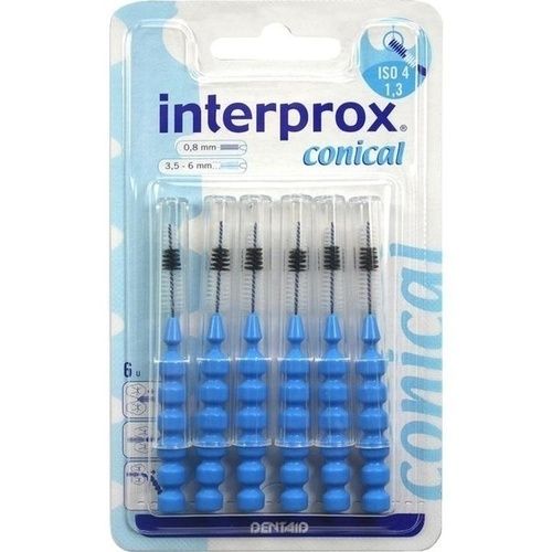 interprox reg conical blau Interdentalbürste Blist, 6 ST