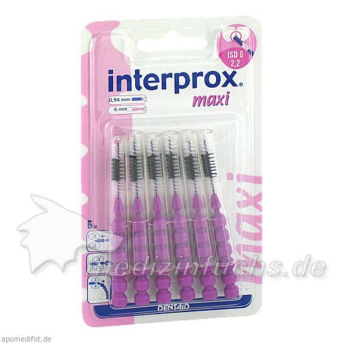 interprox reg maxi lila Interdentalbürste Blister, 6 ST