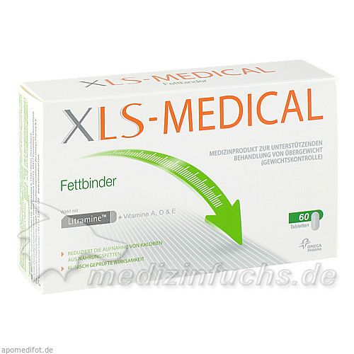 XLS Medical Fettbinder Tabletten, 60 ST