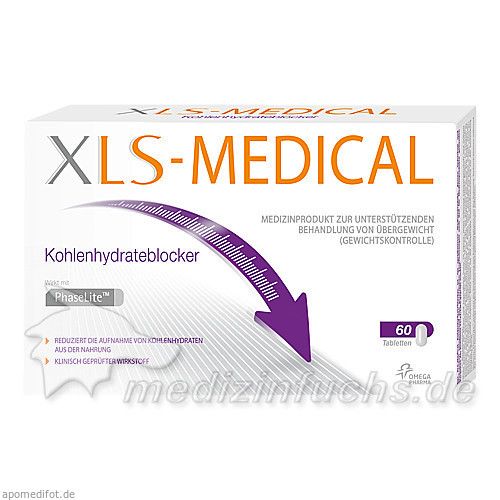 XLS Medical Kohlenhydrateblocker Tabletten, 60 ST