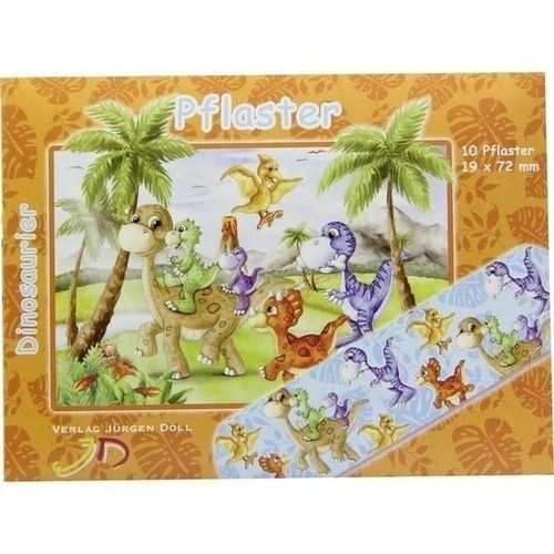 KINDERPFLASTER DINOSAURIER - BRIEFCHEN, 10 ST