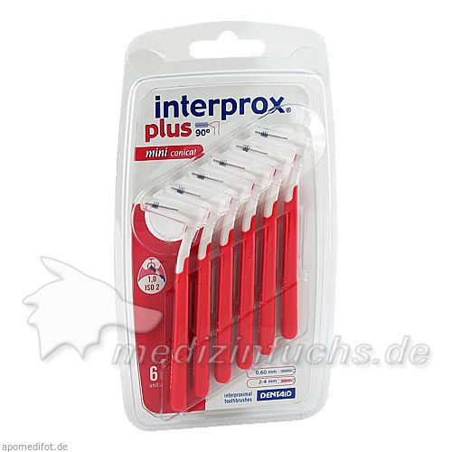 interprox plus miniconical rot Interdentalbürste, 6 ST