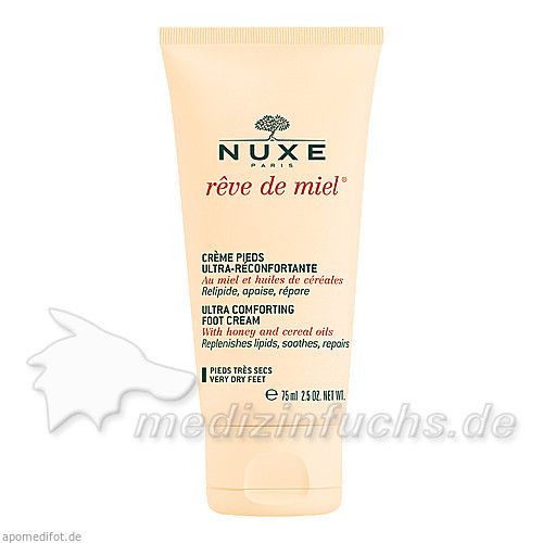 NUXE Reve de Miel Creme Pieds Ultra-Reconfortante, 75 ML