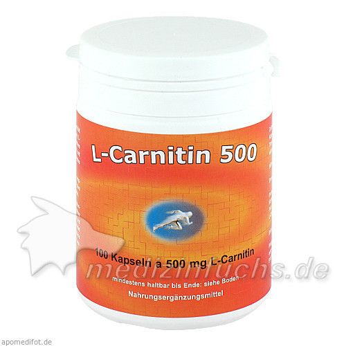 L-Carnitin Kapseln 500mg, 100 ST