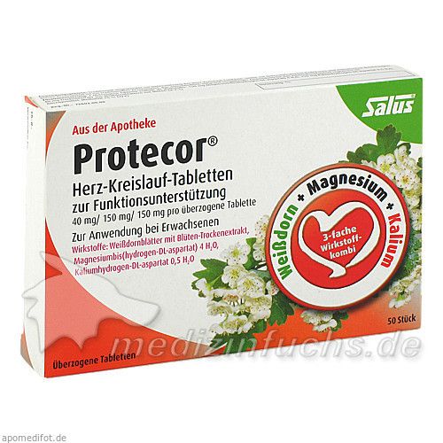 Protecor Herz-Kreislauf Tabl.z.Funktionsunt.Salus, 50 ST