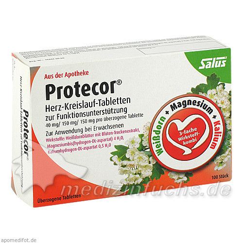 Protecor Herz-Kreislauf Tabl.z.Funktionsunt.Salus, 100 ST