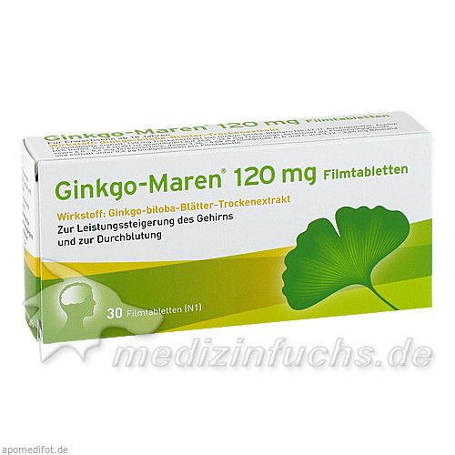 Ginkgo-Maren 120mg Filmtabletten, 30 ST