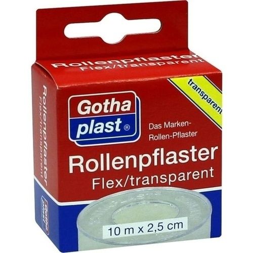 Rollenplaster Flex Transparent 10mx2.5m Euroaufhän, 1 ST