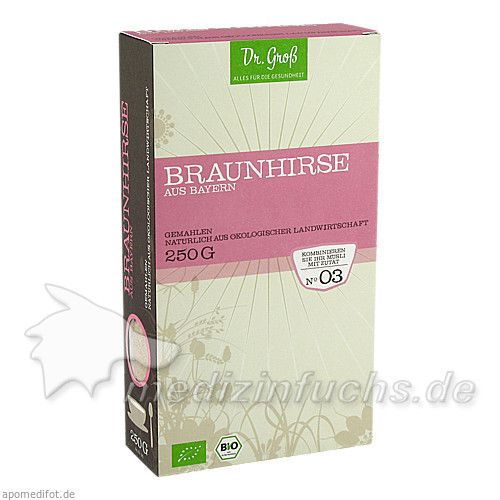 BRAUNHIRSE bio (gemahlen), 250 G