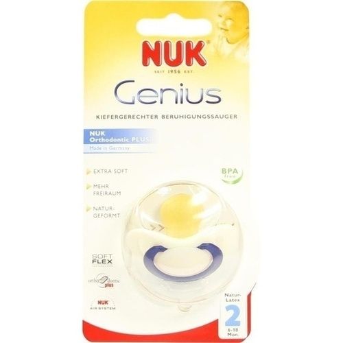 NUK Beruhigungssauger Genius Gr.2 Latex, 1 ST