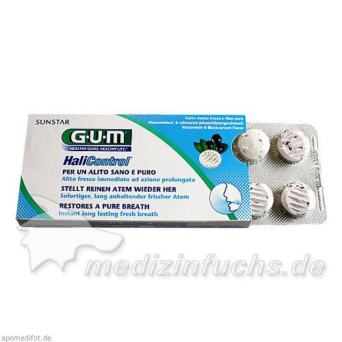 GUM HaliControl Lutschtabletten, 10 ST