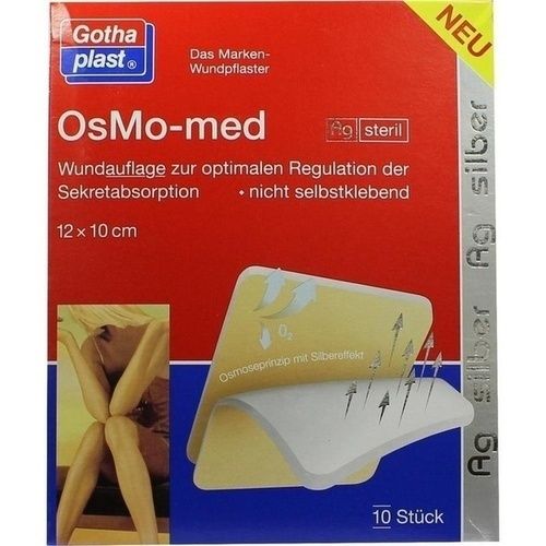 OsMo-med AG Wundauflage steril 12cmx10cm, 10 ST