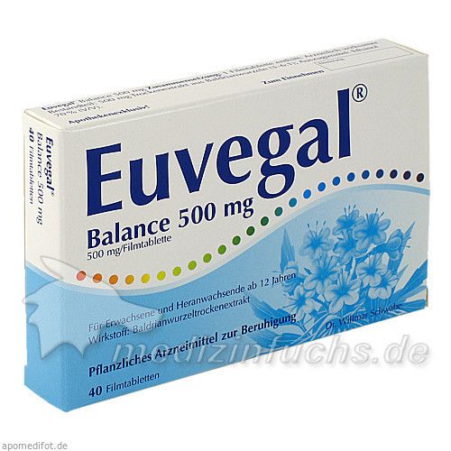 Euvegal Balance 500mg, 40 ST