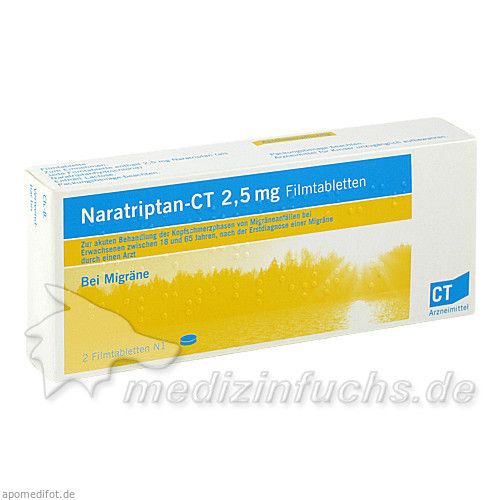 NARATRIPTAN-CT 2,5 mg Filmtabletten, 2 ST