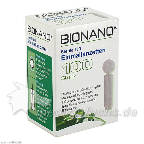 BIONANO Einmallanzetten, 100 ST