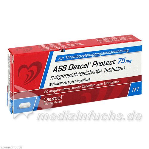 ASS Dexcel Protect 75mg, 20 ST