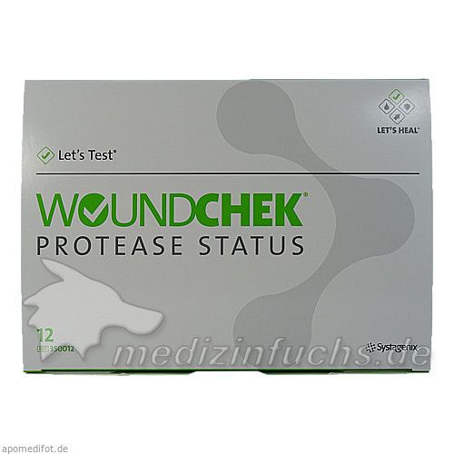 WOUNDCHEK Protease Status KIT Test, 12 ST