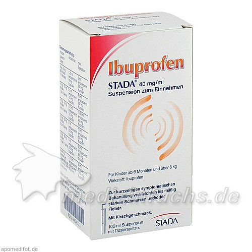 Ibuprofen STADA 40mg/ml Suspension zum Einnehmen, 100 ML