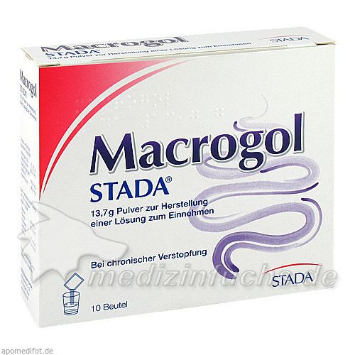 Macrogol STADA 13.7g Pul.z.Herst.e.Lsg.z.Einnehmen, 10 ST