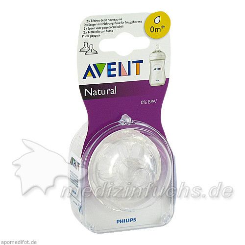 Avent Naturnah-Sauger 0m+ Monate, 2 ST