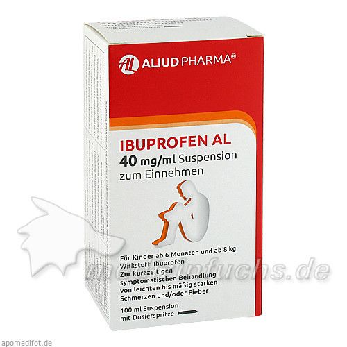 Ibuprofen AL 40mg/ml Suspension zum Einnehmen, 100 ML