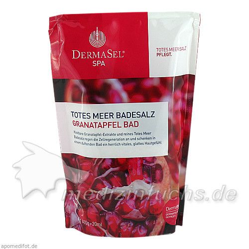 DermaSel Totes Meer Badesalz + Granatapfel SPA, 1 P