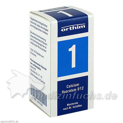 Biochemie Orthim Nr. 1 Calcium fluoratum D12, 100 ST