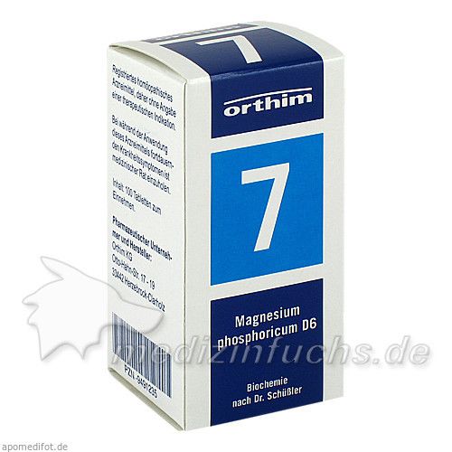 Biochemie Orthim Nr. 7 Magnesium phosphoricum D 6, 100 ST