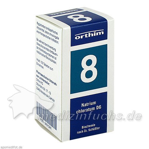 Biochemie Orthim Nr. 8 Natrium chloratum D 6, 100 ST