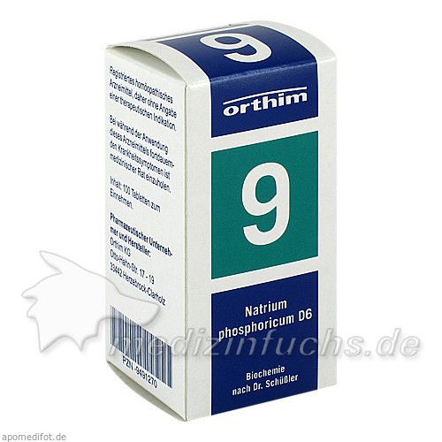 Biochemie Orthim Nr. 9 Natrium phosphoricum D 6, 100 ST