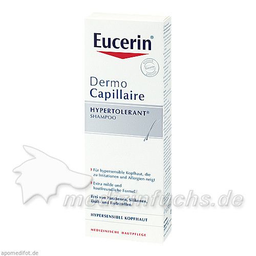 Eucerin DermoCapillaire Hypertolerant Shampoo, 250 ML