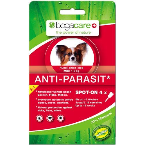 bogacare ANTI-PARASIT Spot-On Hund MINI, 4X0.75 ML