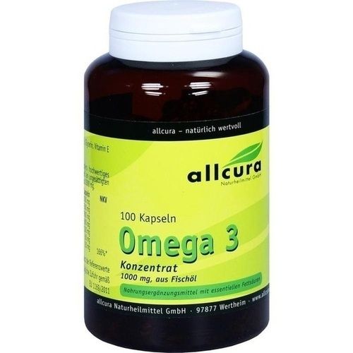 Omega 3 Konzentrat 1000mg aus Fischöl, 100 ST