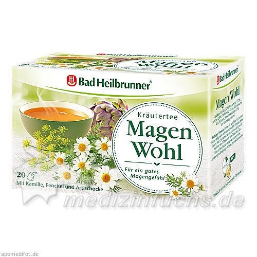 Bad Heilbrunner Kräutertee Magen Wohl, 20 ST