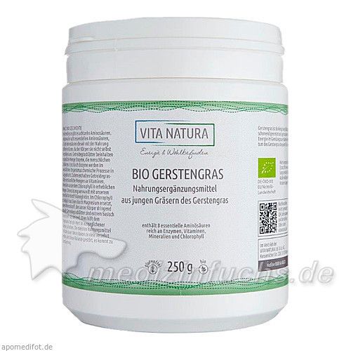 Bio Gerstengras Pulver, 250 G