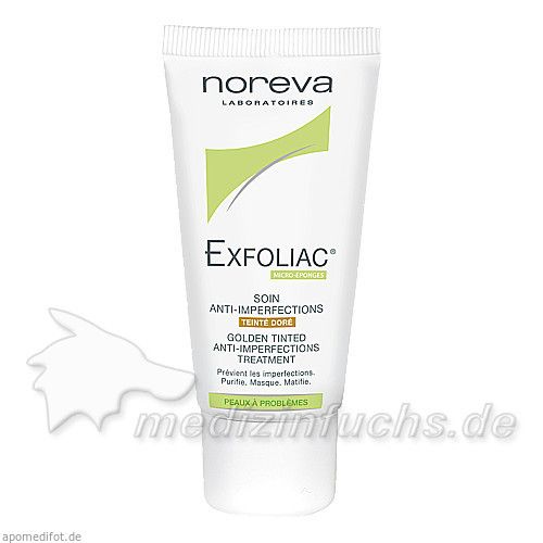 EXFOLIAC getönte Creme dunkler Teint, 30 ML