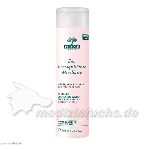 NUXE eau demaquillante Micell.aux Petals d.Rose, 200 ML