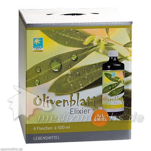 Olivenblatt-Elixier 3+1 Gratis, 4X500 ML