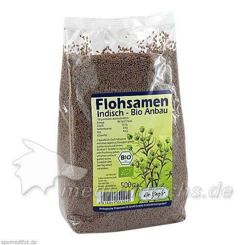 Flohsamen indisch Bio, 500 G