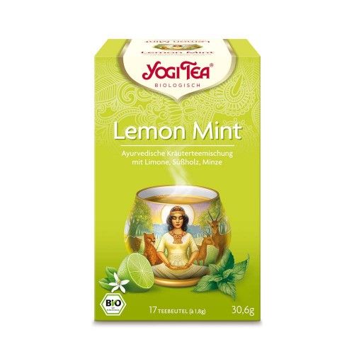 YOGI TEA Lemon Mint Bio Filterbeutel, 17X1.8 G