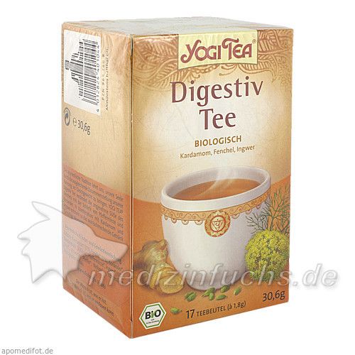 YOGI TEA Digestiv Bio Filterbeutel, 17X1.8 G