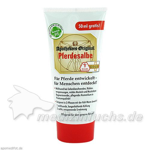 Pferdesalbe Apothekers Original Gold Tube, 150 ML