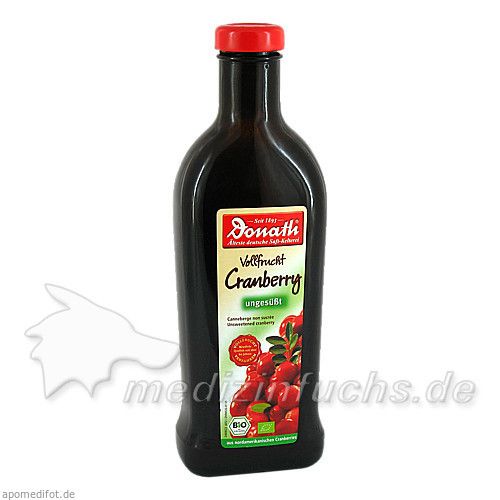 Donath Cranberry ungesüßt Bio Vollfrucht, 500 ML