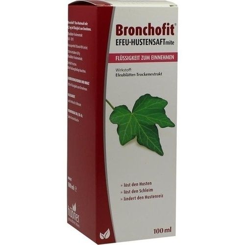 BRONCHOFIT Efeu-Hustensaft mite 8,7 mg/ml Fl, 100 ML