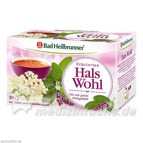 Bad Heilbrunner Kräutertee Hals Wohl, 20 ST