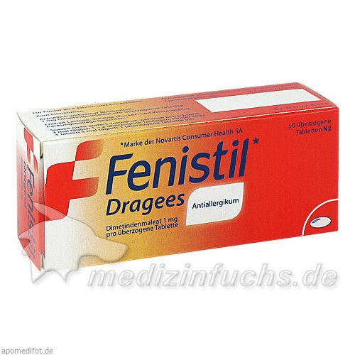 Fenistil ueberzogene Tabletten, 50 ST