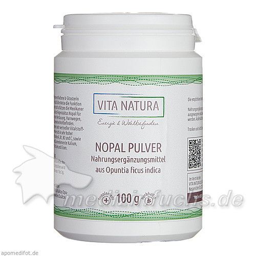 NOPAL FEIGENKAKTUS PULVER, 100 G