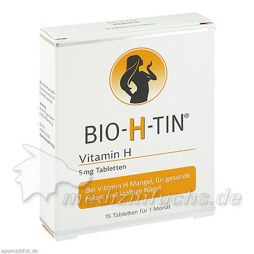 BIO H TIN Vitamin H 5mg für 1 Monat, 15 ST